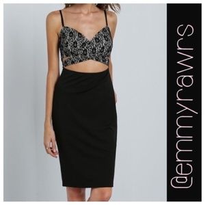 The EMMA Sexy Laced Bodycon Cutout Dress